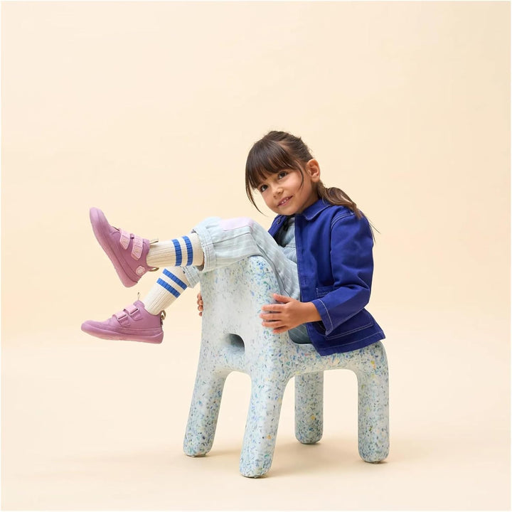 Affenzahn Barfussschuh Knit Happy mit Klettverschluss, Vegan, rutschfest, Flexibel, Reflektierend, b