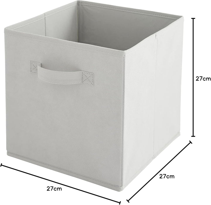 Box and Beyond Aufbewahrungsbehälter, Aus Pappe, Wolkengrau, 31x31x31cm
