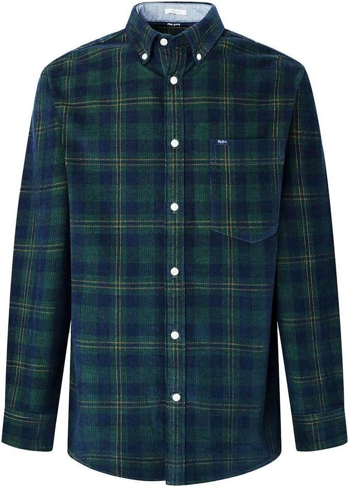 Pepe Jeans Herren Cale Hemd M Grün (Regent Green), M Grün (Regent Green)