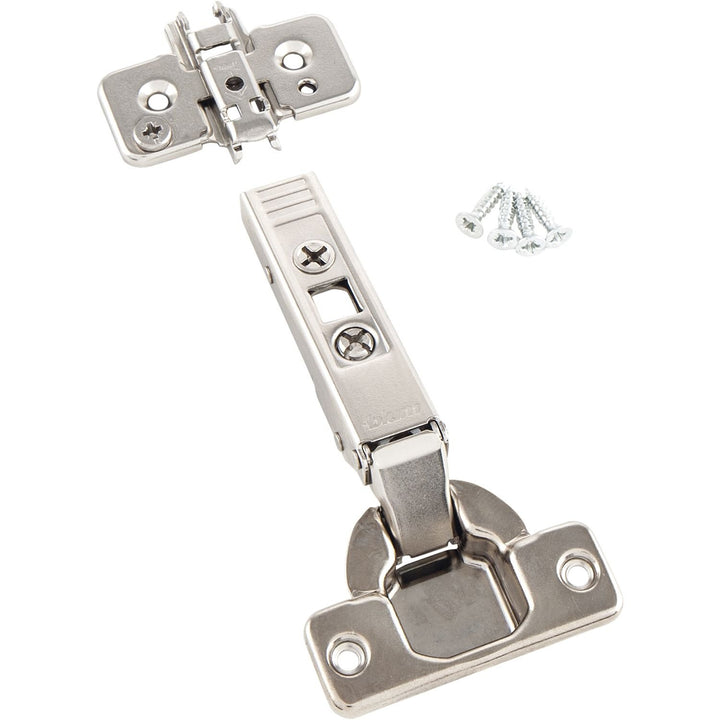 BLUM Clip top Möbel-Scharnier | Möbelband; Eckanschlag, 10 Stück inkl. Montageplatten, Schrauben und