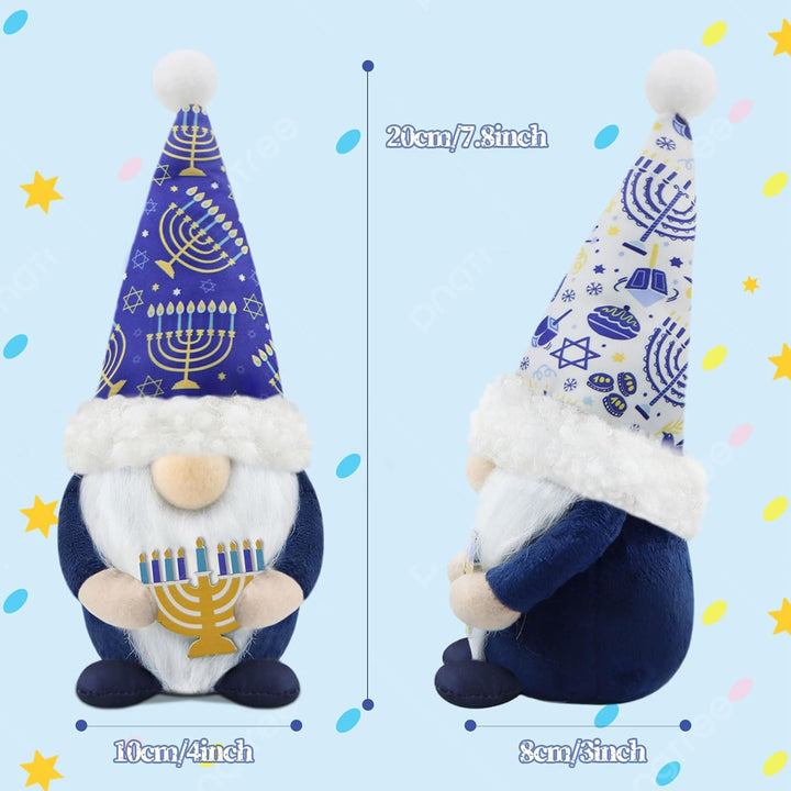 Gehydy Weihnachtswichtel Chanukka Dekoration 2er Set Hanukkah Wichtel Figuren Bauernhaus Decorations