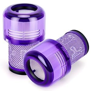 ROMIVO 2 Stück Filters für Dyson V12, Filter für Dyson V12 Slim Absolute Filter Absolute Total Clean