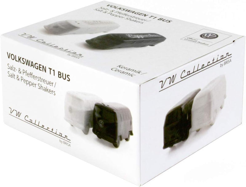 BRISA VW Collection - Volkswagen Salz- & Pfefferstreuer aus Keramik im T1 Bulli Bus Design 2-teilig