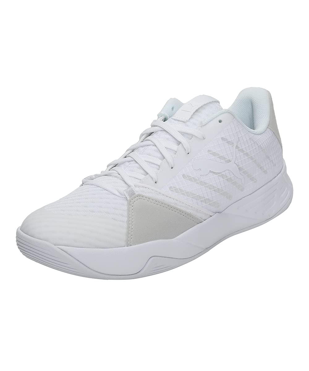 PUMA Unisex Accelerate Pro Hallenturnschuh 37.5 EU Puma White Nimbus Cloud, 37.5 EU Puma White Nimbu
