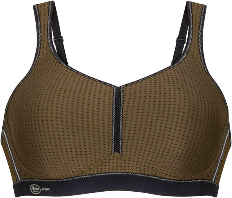 Anita - Performance - Damen - Sport BH - Unterwäsche 90B Dark Oliv/Schwarz, 90B Dark Oliv/Schwarz