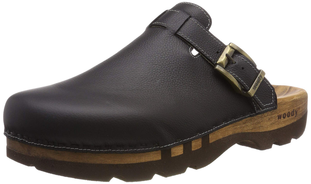 Woody Lukas Herren Clogs 47 EU Schwarz, 47 EU Schwarz