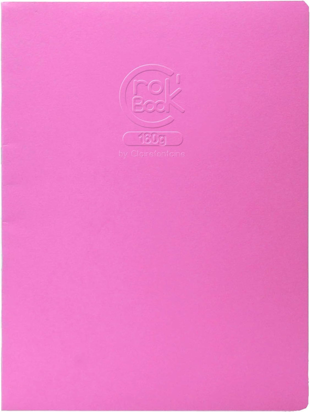 Clairefontaine 60338C - Packung mit 10 Skizzenheften Crok'Book 17x22cm Hochformat 20 Blatt weisses Z