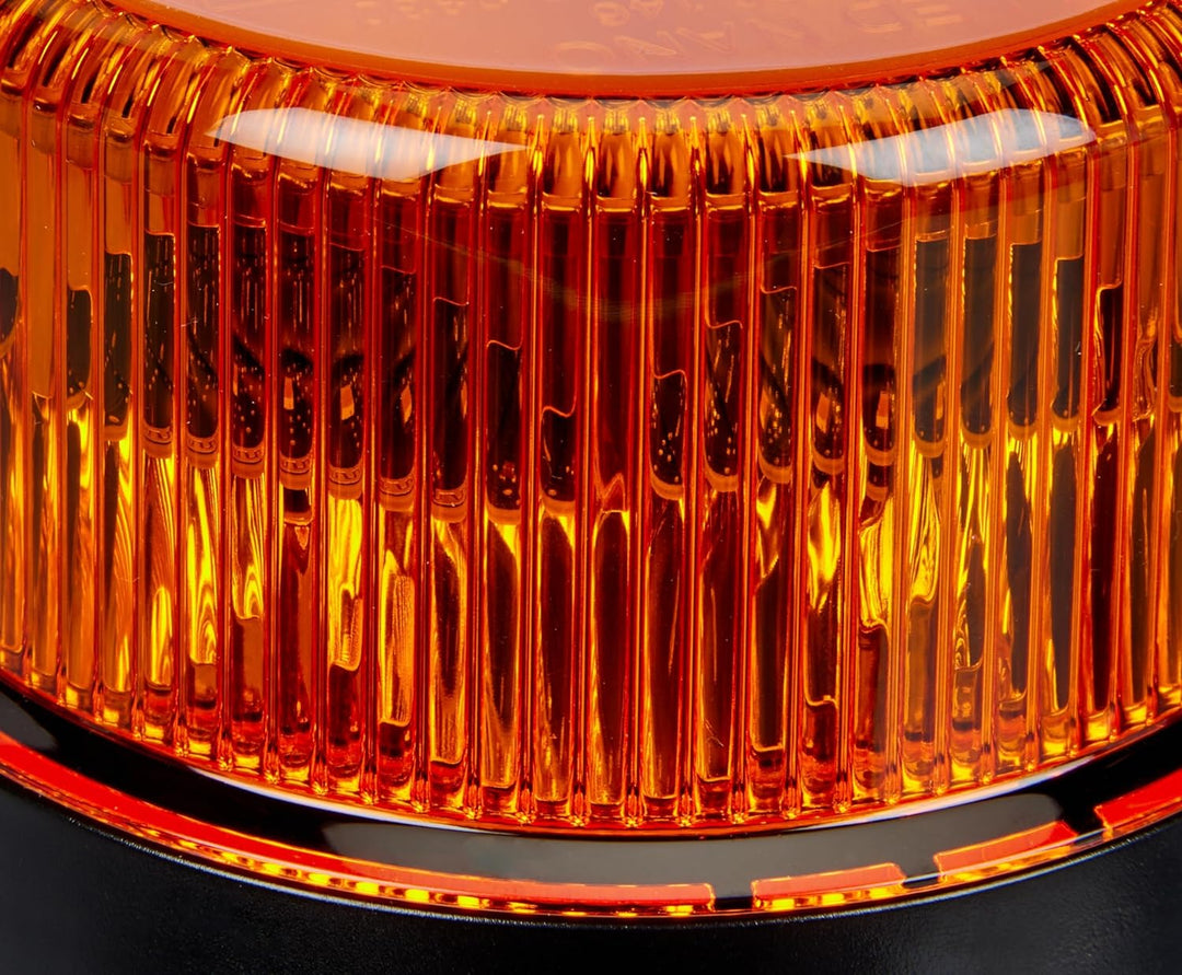 HELLA - LED-Blitz-Kennleuchte - K-LED Nano - 12/24V - gelb - Rohrstutzen, flexibel - Menge: 1 - 2XD