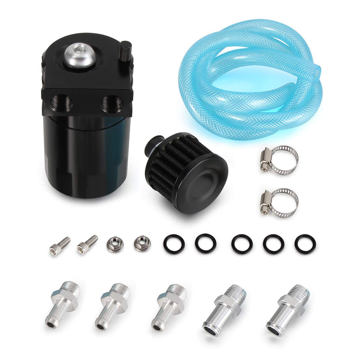 Universal 9mm Öl Auffangbehälter Ölsammler Ölsammelbehälter für Auto aus Aluminium 745, 745