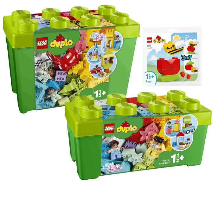 Lego DUPLO 3er Set: 10913 Steinebox, 10914 Deluxe Steinebox & 30648 Wal