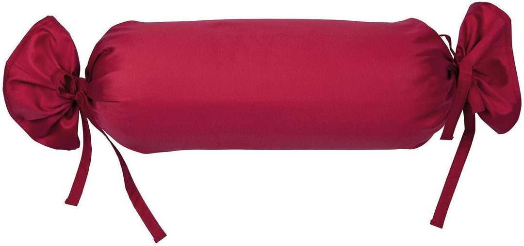 Janine Mako Satin Bettwäsche Uni Colors 155 x 220 cm Bordeaux 155 cm x 220 cm Bordeaux, 155 cm x 220