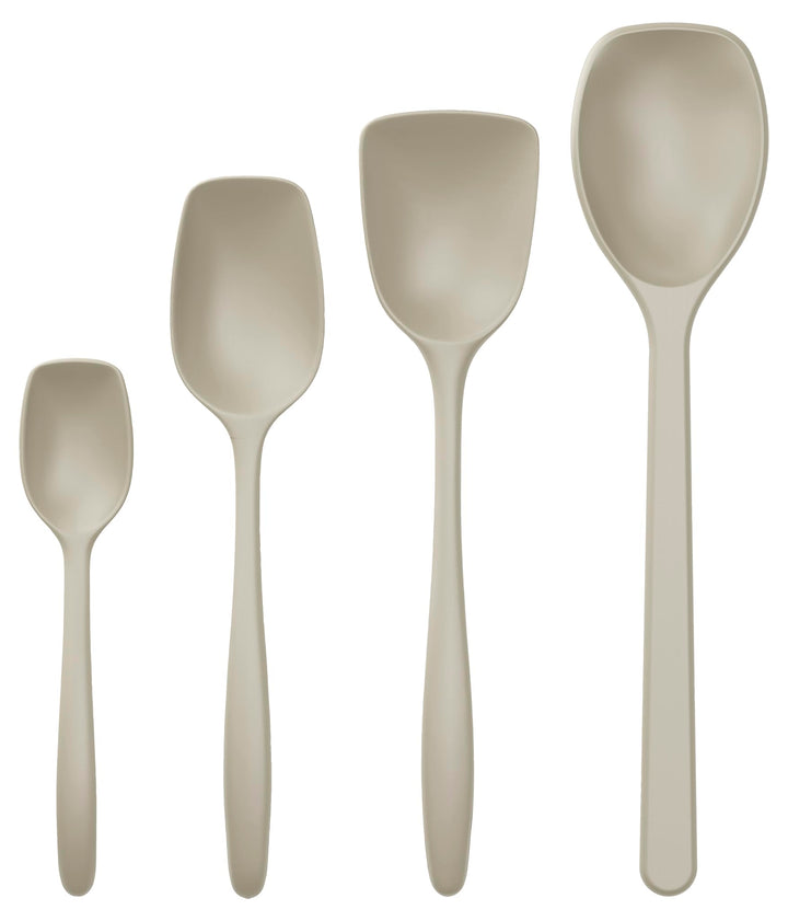 Rosti Classic Kochlöffel Set 4-Teilig, Hochwertiges Küchenhelfer Set mit 3 Kochlöffel & 1 Backlöffel