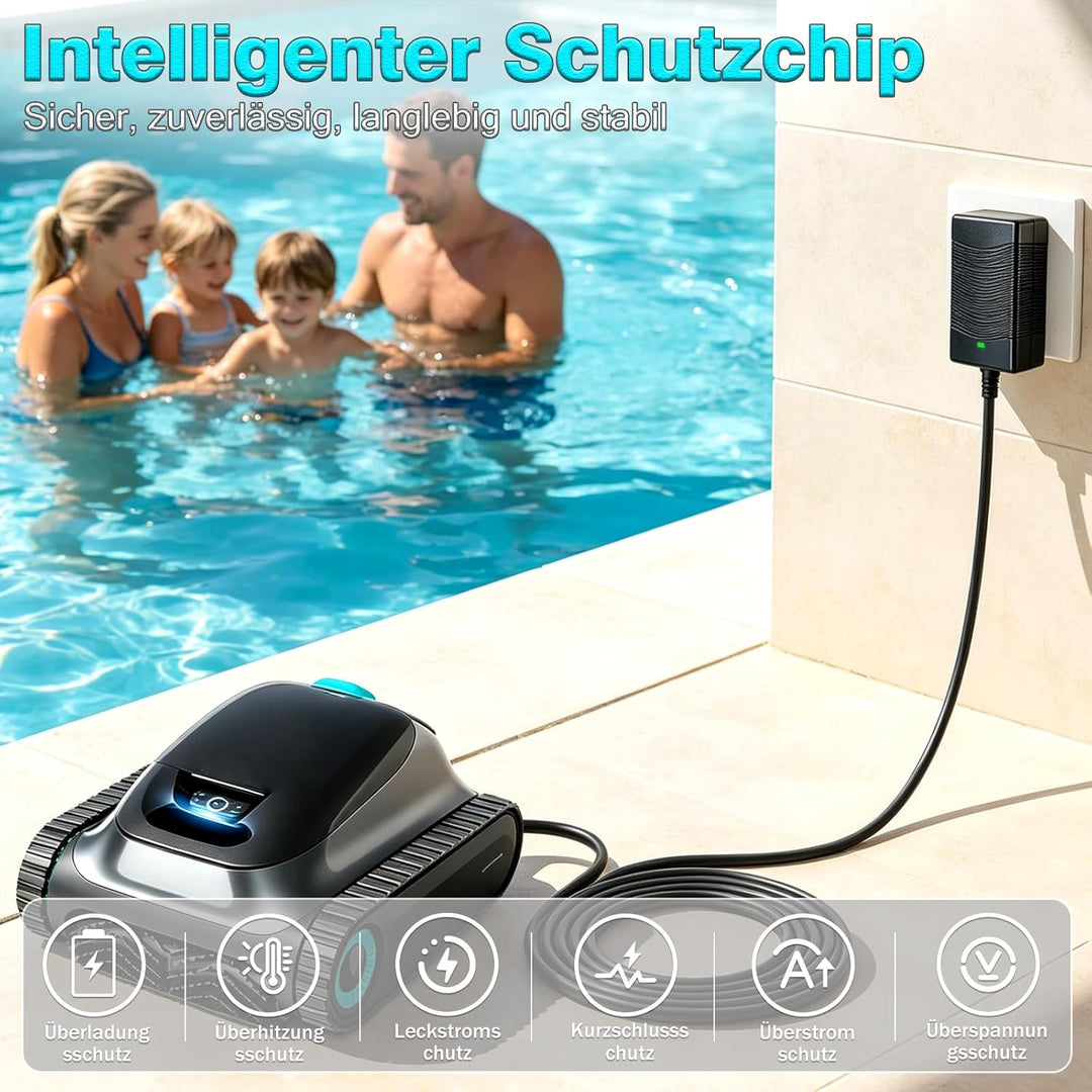 Ladegerät für Poolroboter, 16.8V Ladegerät für Aiper Scuba S1 Akku Roboter Pool Reiniger Kompatibel
