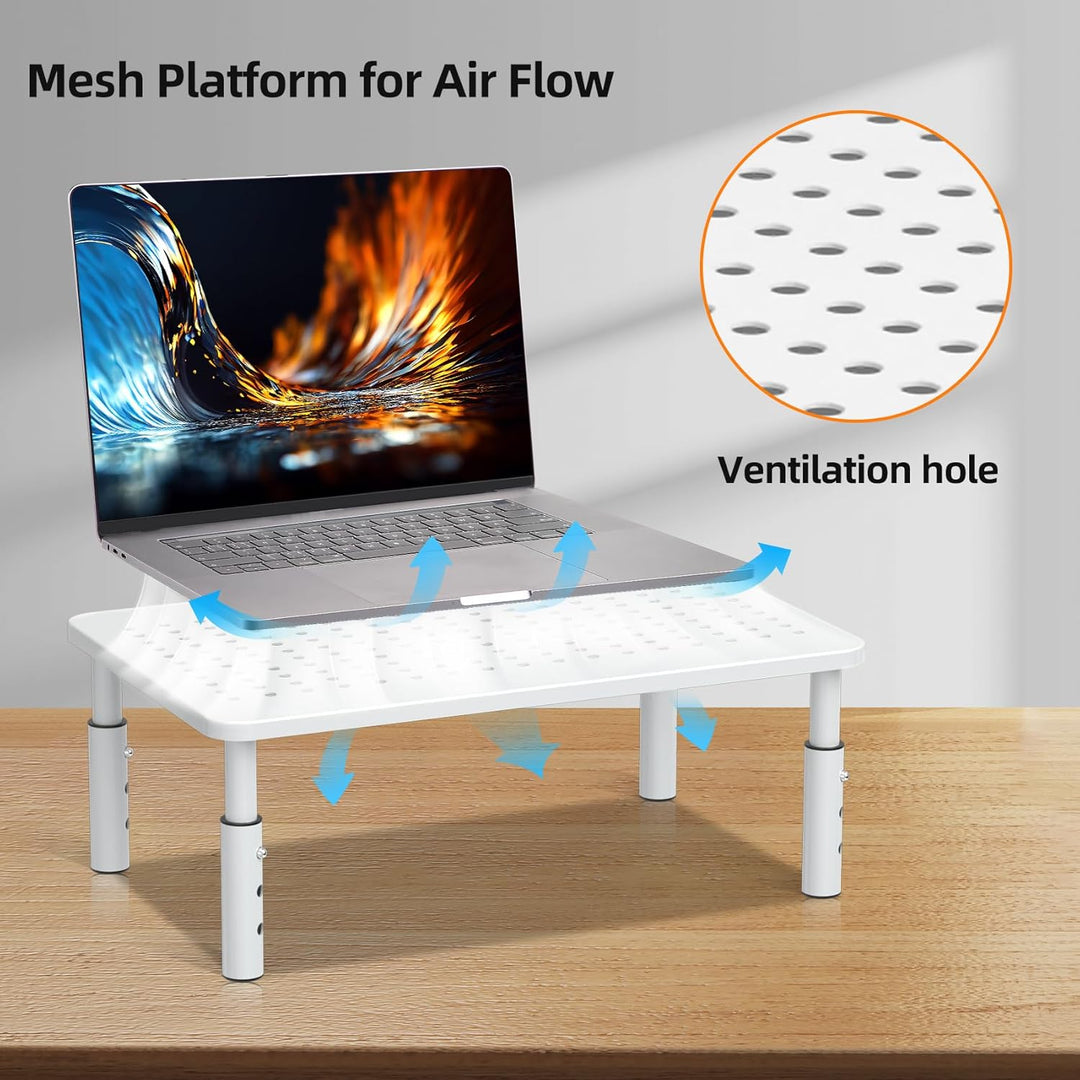 Bracwiser Monitor Ständer Schreibtisch Monitor Stand Riser 3 Höhenverstellbare Monitor Erhöhung mit