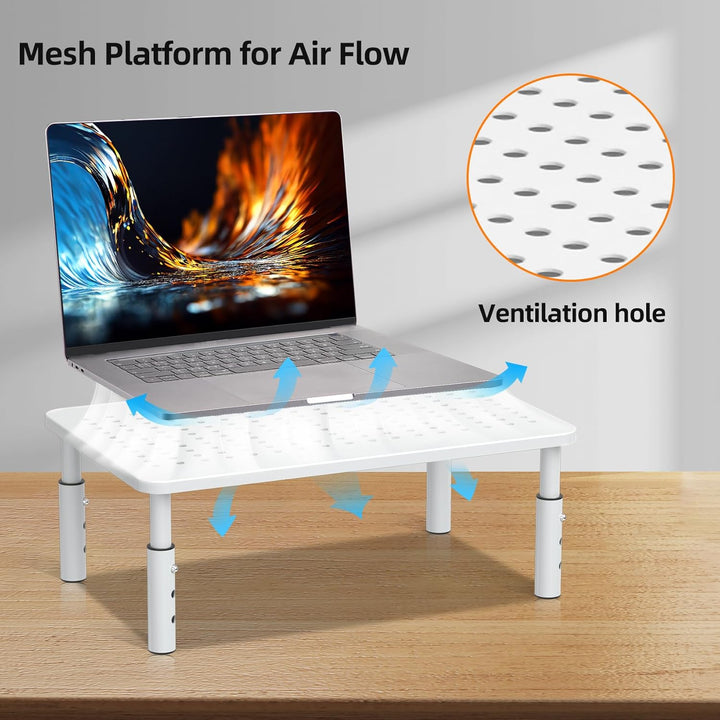 Bracwiser Monitor Ständer Schreibtisch Monitor Stand Riser 3 Höhenverstellbare Monitor Erhöhung mit