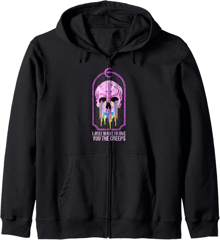 Pastell Goth geben Ihnen die Creeps Kapuzenjacke