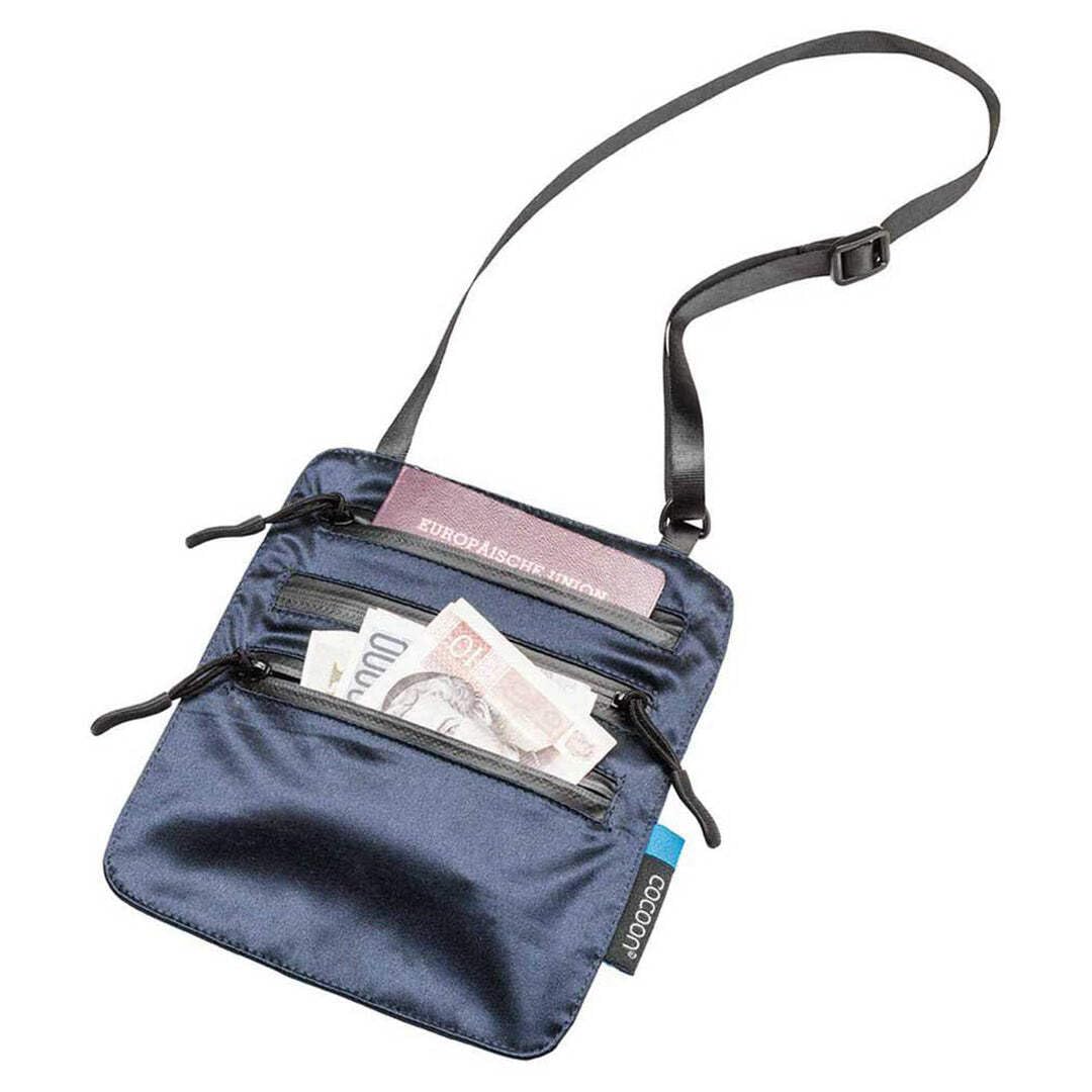 Cocoon Secret Neck Wallet Silk - Brustbeutel aus Seide Night Sky Dark Blue, Night Sky Dark Blue