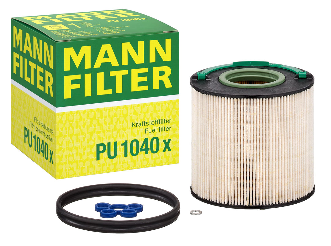 MANN-FILTER PU 1040 x Kraftstofffilter – Kraftstofffilter Satz mit Dichtung / Dichtungssatz – Für PK