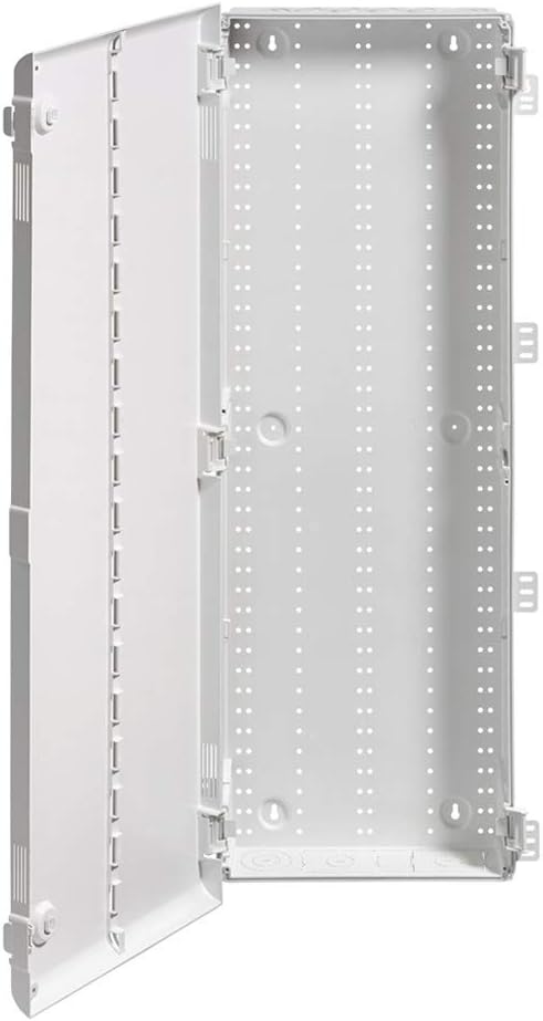 Leviton 49605-42P Kabelloses strukturiertes Media-Center mit belüfteter Scharniertür, 106,7 cm, Weis