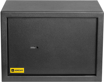 Homesafe HV25K Tresor Möbeltresor Safe mit Schlüssel-Schloss, Geldschrank Wandsafe Boden-Wandtresor,