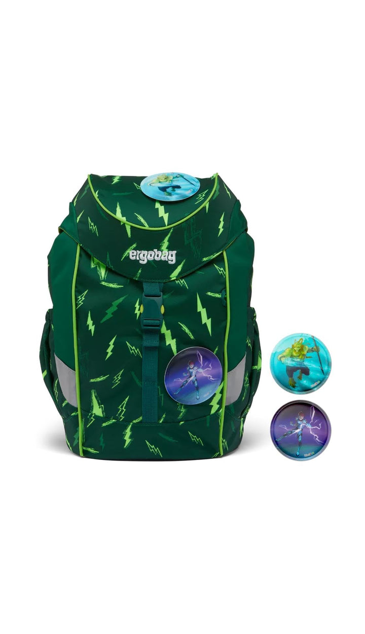 ergobag mini ergonomischer Kinderrucksack, Kindergartentasche, DIN A4, 10 Liter, Jungen und Mädchen