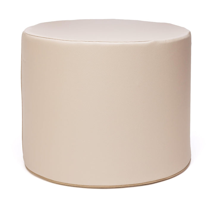 Ecopuf Pouf Hocker Roller - Gepolstert Sitzhocker aus Kunstleder - Ultraleicht - Abnehmbaren Bezug B