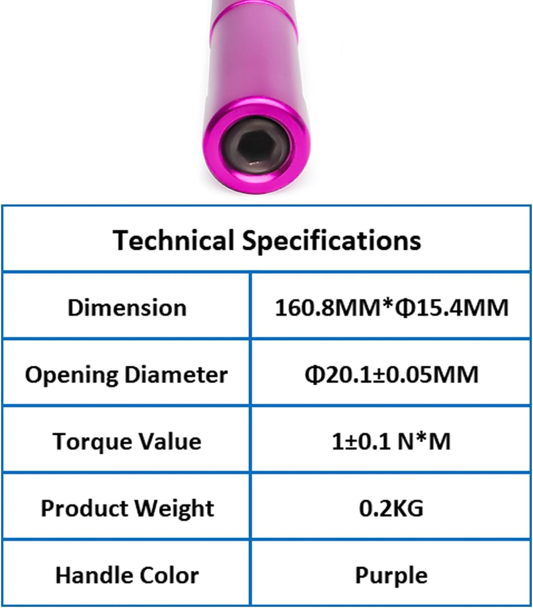 TOJOIN N Drehmomentschlüssel für RF-Stecker 20 mm 1.0N·m für N Steckverbinder Konverter Tragbarer Sc
