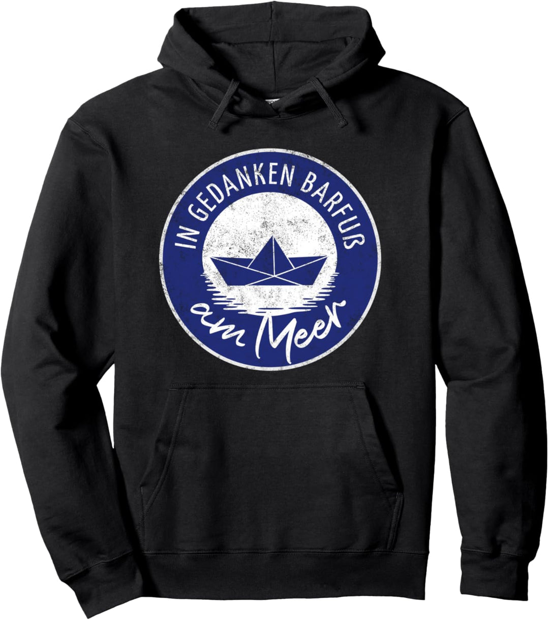 Meer geht immer - IN GEDANKEN BARFUss AM MEER Pullover Hoodie