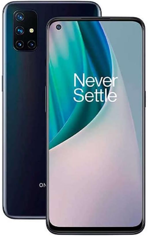 OnePlus N10 Midnight Ice | 6.49" 90Hz Display | 6GB RAM + 128GB Speicher | Vierfach Kamera | Warp Ch