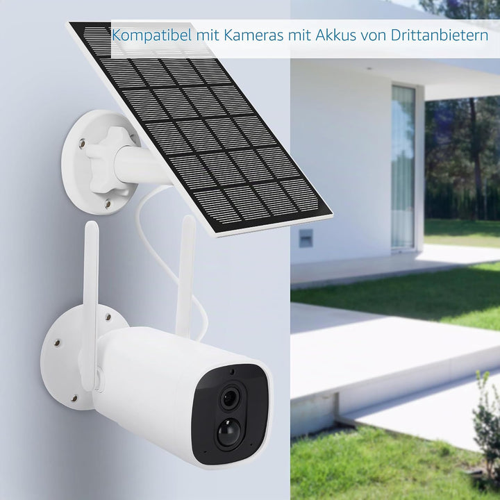 NIVIAN - Solarpanel für IP Überwachungskameras | Kompatibel mit Ezviz C3A und BC1C | Aussenbereich I