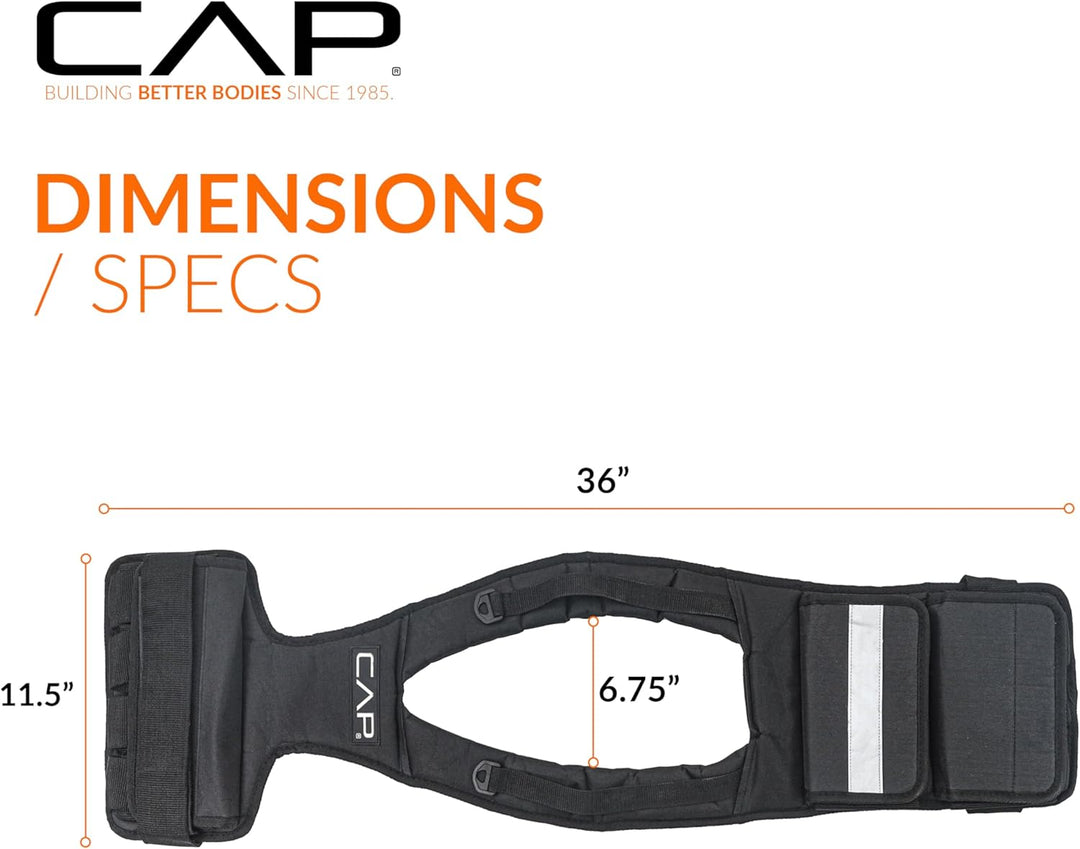 CAP Barbell Unisex-Erwachsene HHWV Cap Damen Gewichtsweste Barbell 13,6 kg, Schwarz, 30 Pound