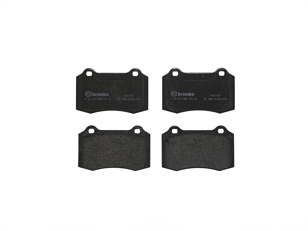 Brembo P 24 073 Bremsbelagsatz, Scheibenbremse - (4-teilig)
