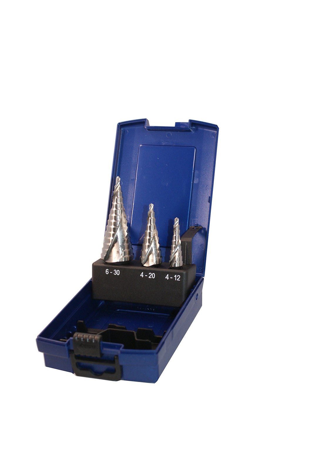 Eventus by Exact 17334 HSS Stufenbohrer-Set 3teilig 4-12 mm, 4-20 mm, 6-30mm Zylinderschaft 1