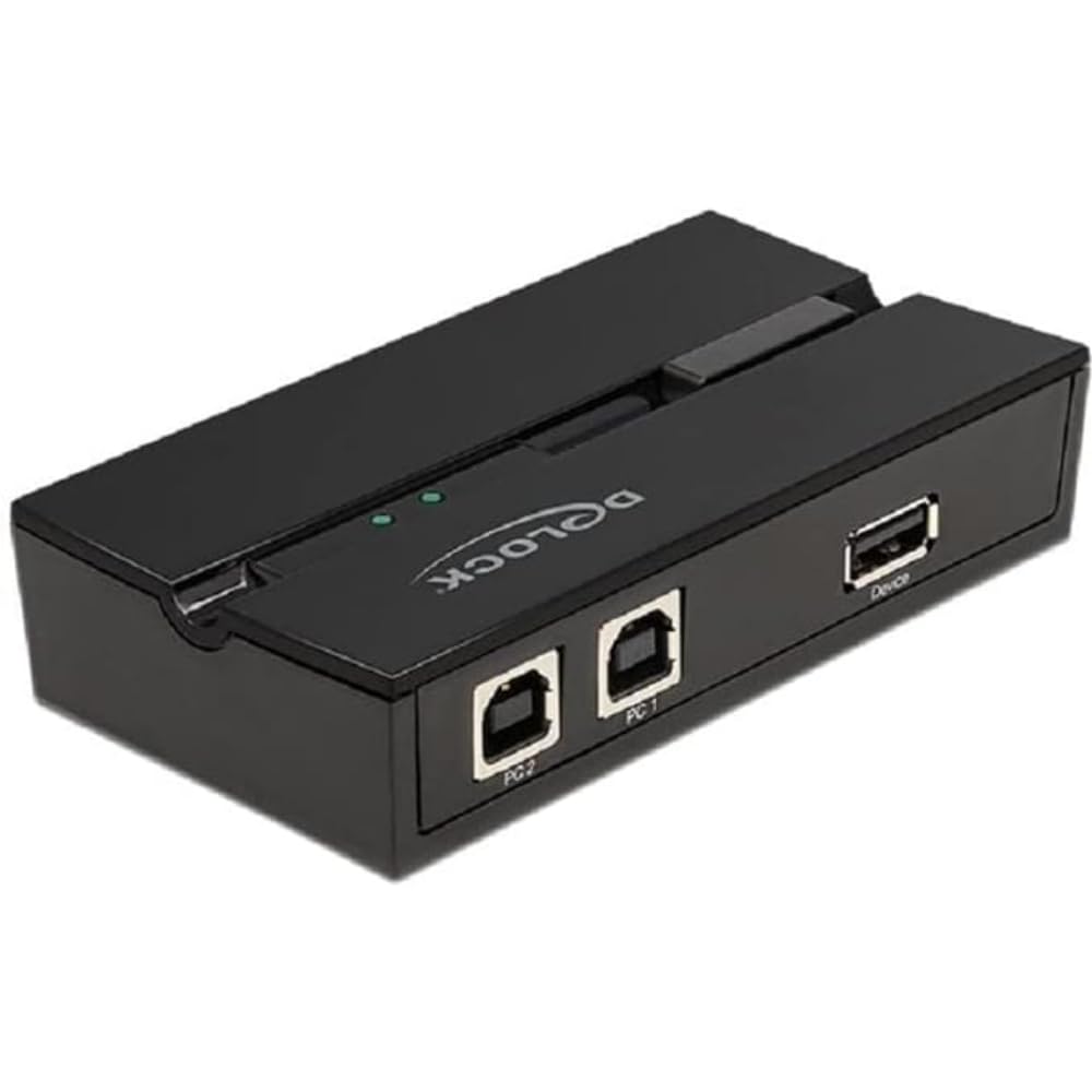 Delock USB 2.0 Switch f. 2 PC an 1 Gerät | 11491