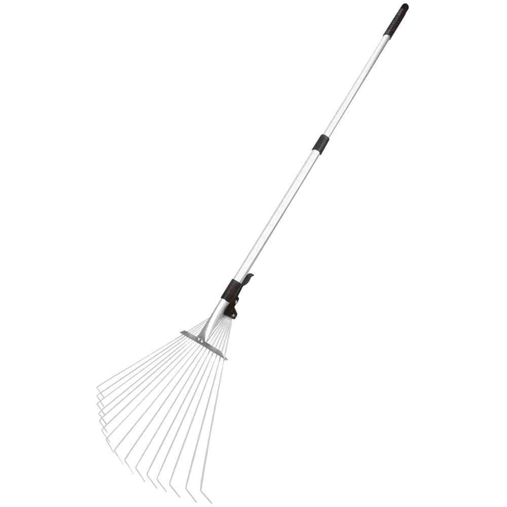 Siena Garden Teleskop-Laubrechen 154 cm Alu-Stiel 25 mm