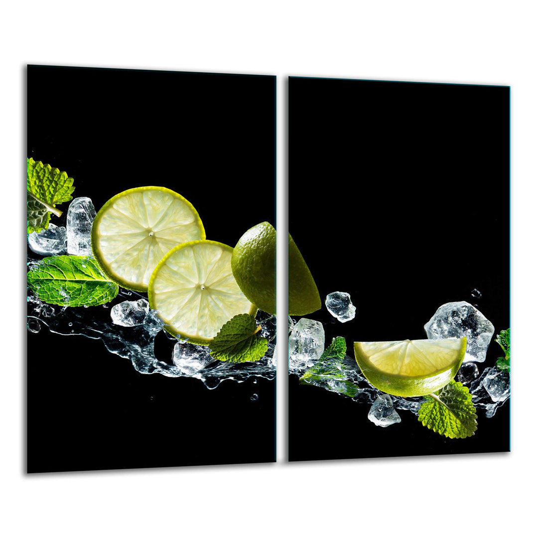 QTA | Herdabdeckplatten 2x30x52 cm Ceranfeld 2-Teilig Universal Elektroherd Induktion für Kochplatte