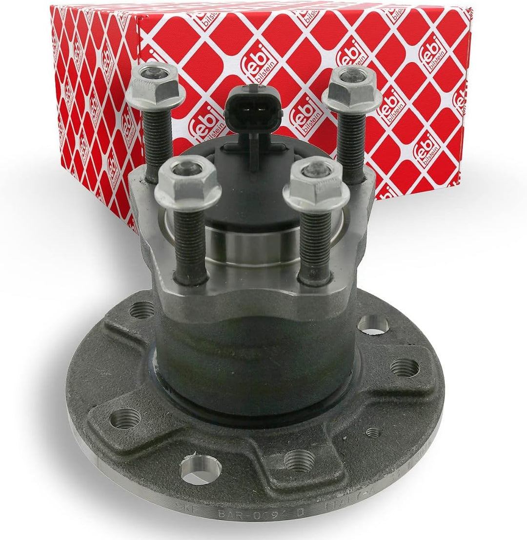 febi bilstein 27382 Radlagersatz mit Radnabe, ABS-Sensor und Muttern , 1 Stück