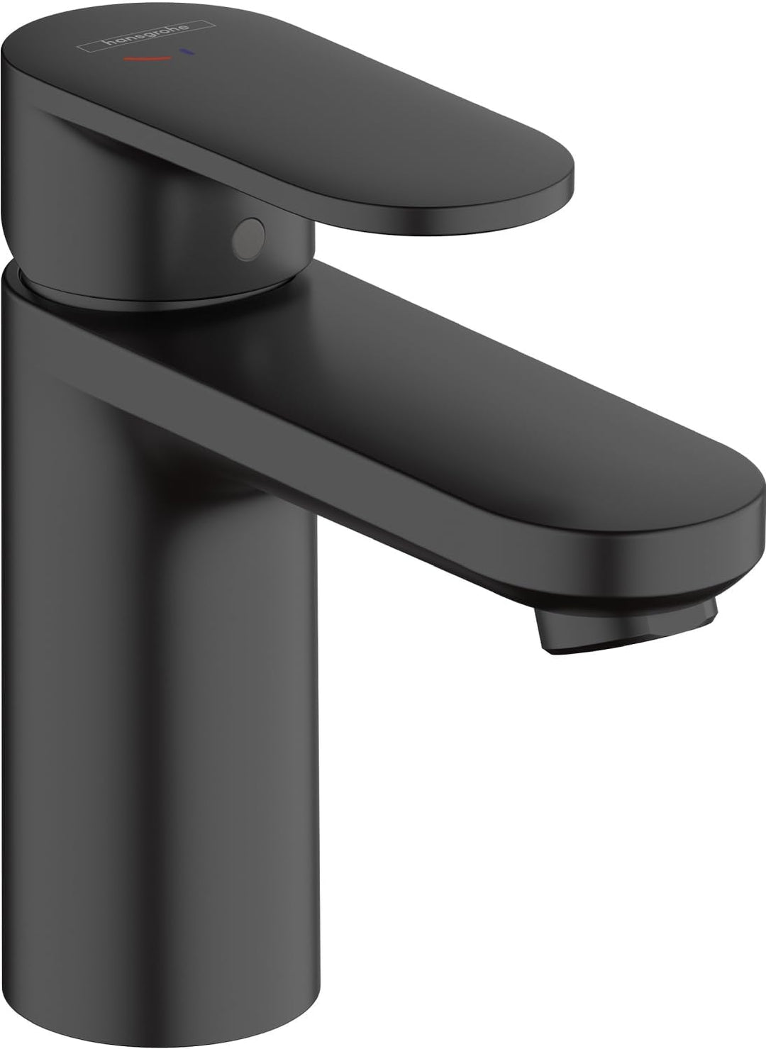 hansgrohe Waschtischarmatur Vernis Blend, Wasserhahn Bad mit Auslauf Höhe 100 mm, mit Zugstange, Bad