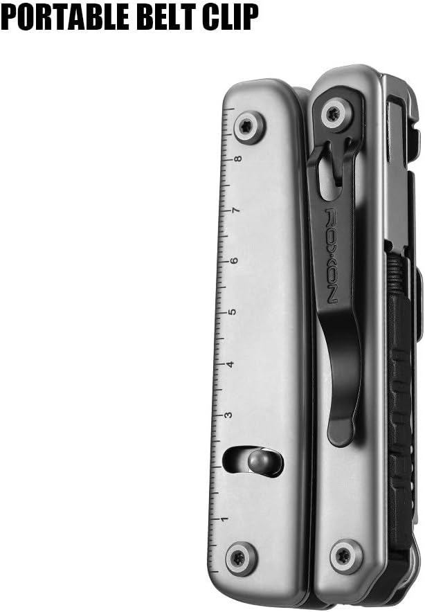 ROXON S803 Flash Multitool Zange Survival Tool Multi Tool mit Feuerstange, Outdoor Essential