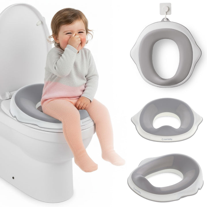 sun baby Kinder Toilettensitz, Toilettenaufsatz für kinder 2 bis 6 Jahren - rutschfest, profilierte