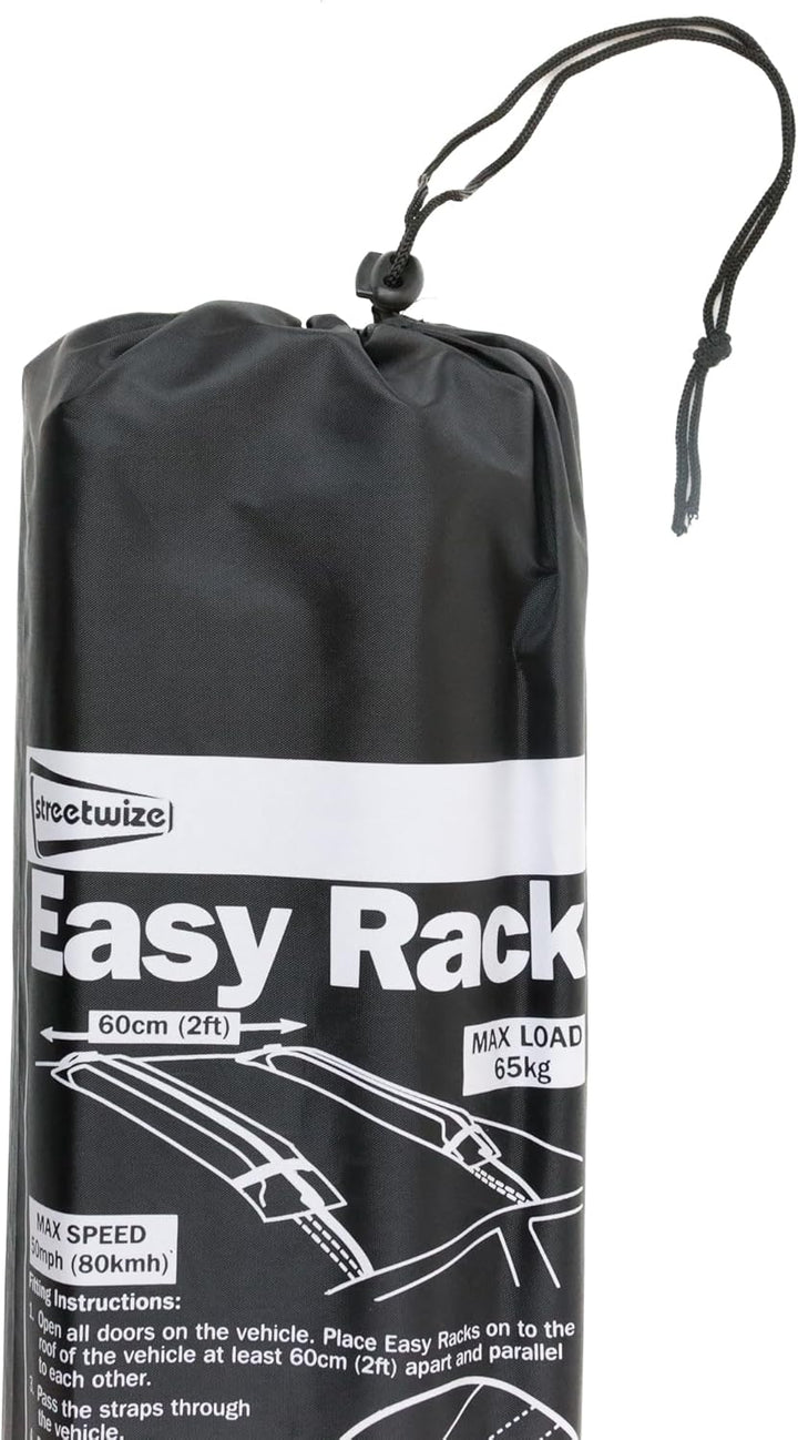 Streetwize SWRB6 Easy Rack Galerie-Dach Zubehör, 6 Stück