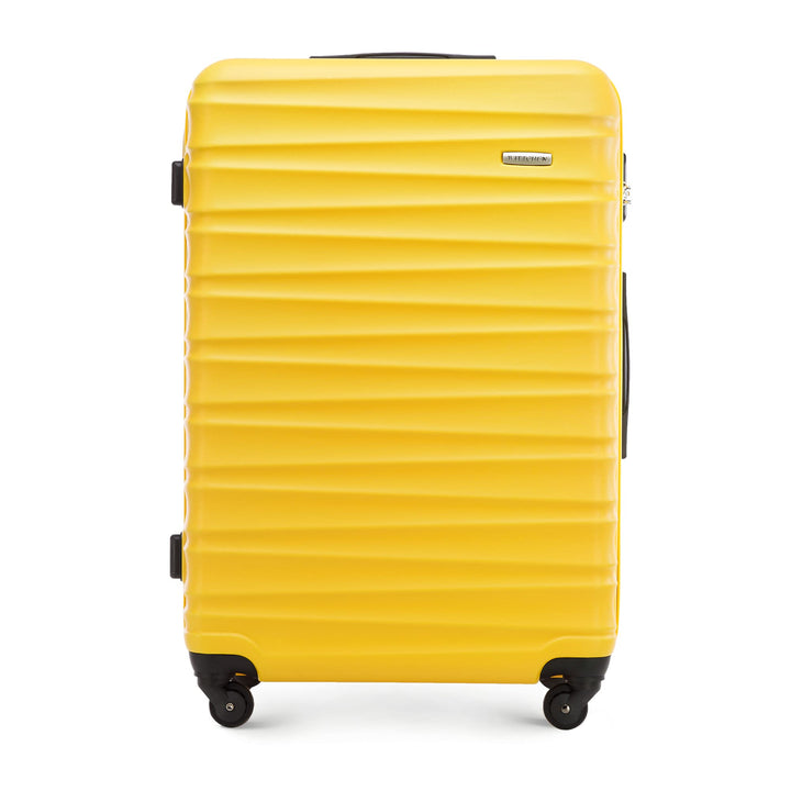 WITTCHEN Reisekoffer Rollkoffer Trolley Grosser Koffer Handgepäck Hartschale aus ABS mit 4 Spinner-R
