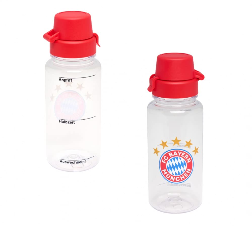 FC Bayern München Flasche - Tritan - transparent 0,4 l Trinkflasche FCB
