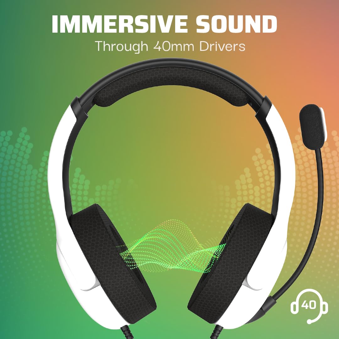 PDP Gaming LVL40 Stereo Kopfhörer mit Mic für Xbox One, Series X|S - PC, iPad, Mac, Laptop Compatibl