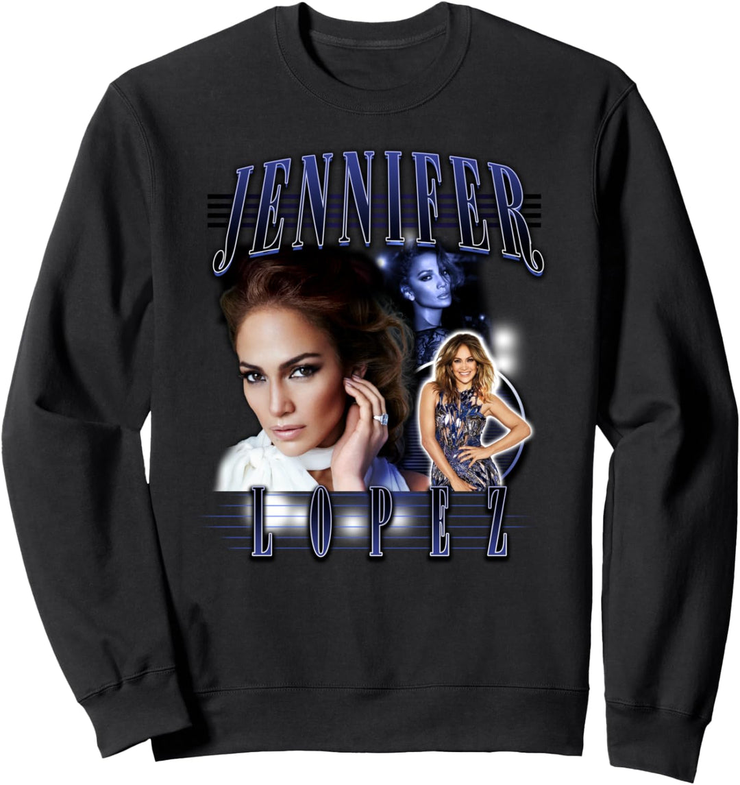 Jennifer Lopez Collage mit drei Posen Sweatshirt