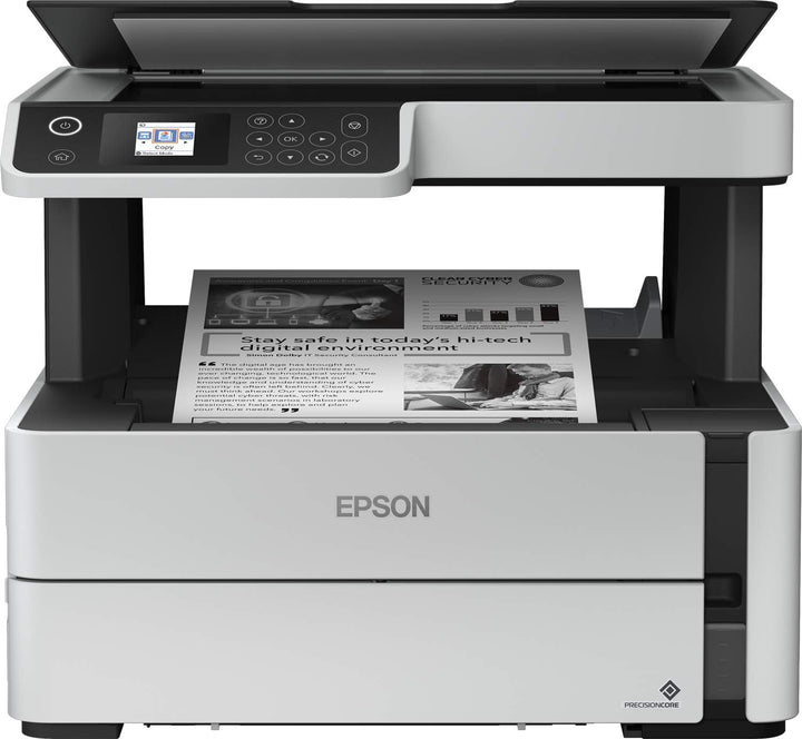 Epson EcoTank ET-M2170 nachfüllbarer 3-in-1-Schwarzweissdrucker (Scanner, Kopierer, DIN A4, Duplex,