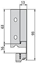 Emuca - Schubladen-Kit für Küche und Bad, H. 93 mm, T. 500 mm, 40 Kg, sanftes Schliessen, Panels nic