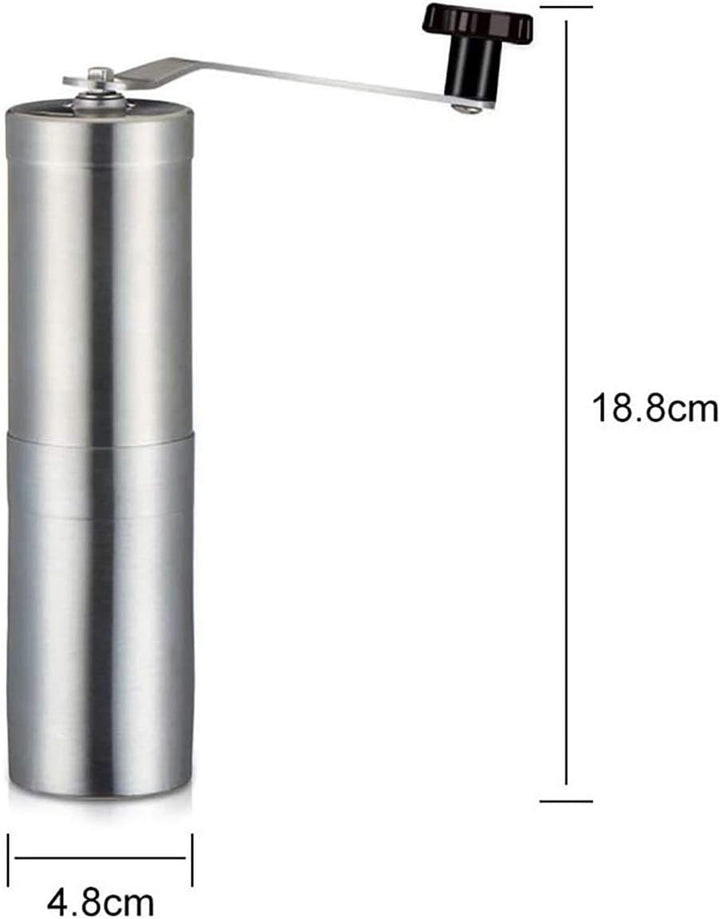 Porlex Tall Kaffee-Handmühle, silber
