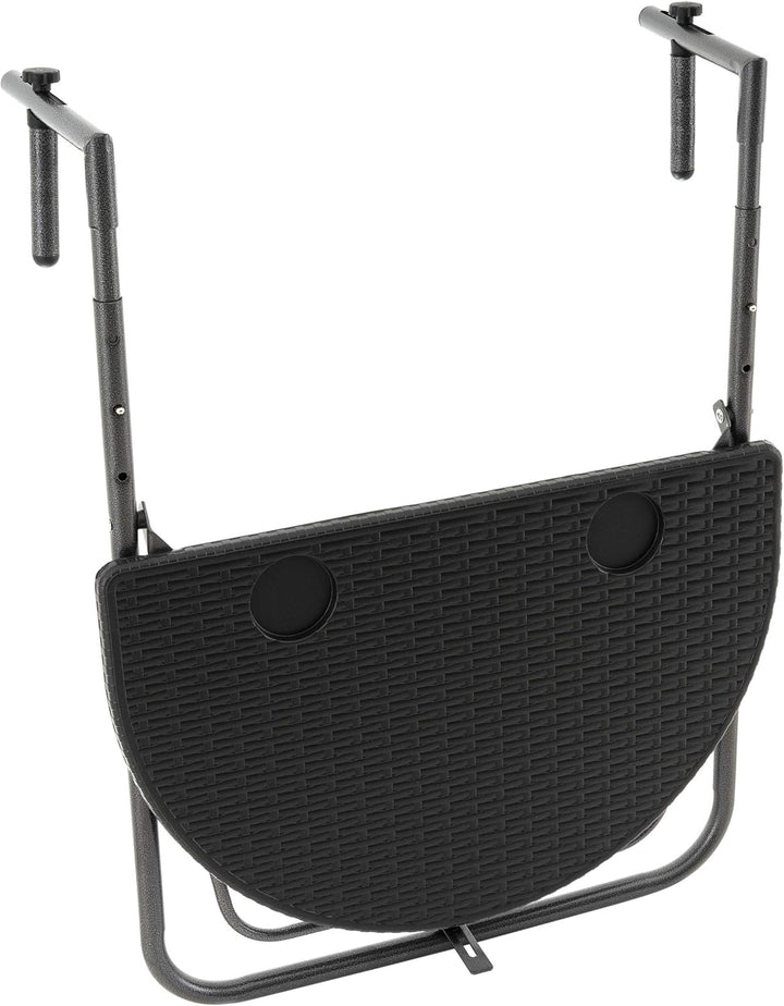 Nexos Trading Balkonhängetisch Balkontisch Wandklapptisch Hängetisch stabil klappbar 59,5 x 40 cm Fa