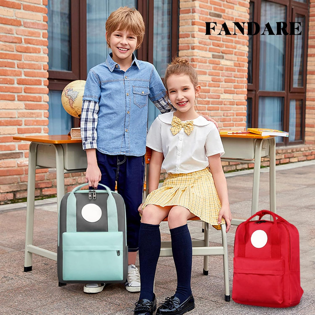 FANDARE Kinderrucksack Schulranzen Schultaschen Jungen Mädchen Schulrucksack Jugendliche Schultasche